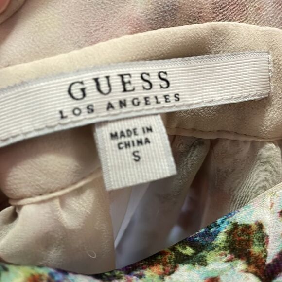 Guess Watercolor Floral Halter Maxi Dress - Picture 9 of 14